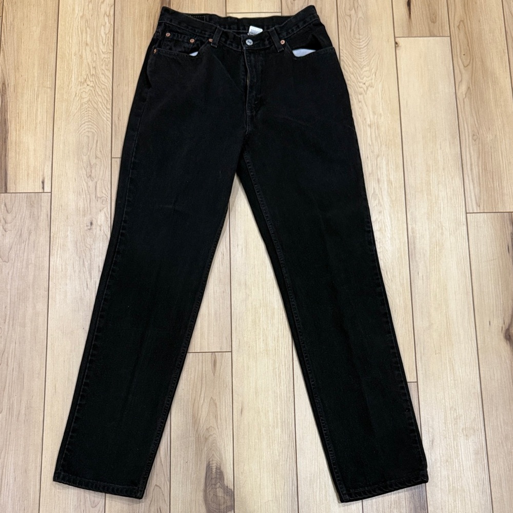 Levi's 512 Black Straight Leg Women's Jeans